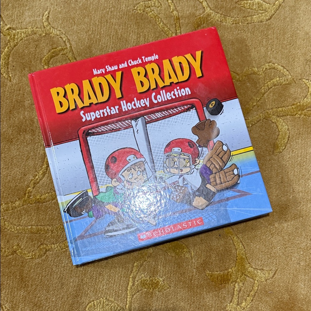 Scholastic Brady Brady Hockey Adventure Book - Red and Blue